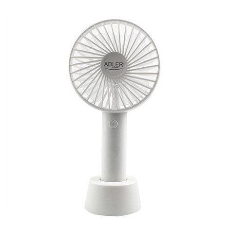 Adler | Fan | AD 7331w | Portable Mini Fan USB | White | Diameter 9 cm | Number of speeds 3 | 4.5 W | No